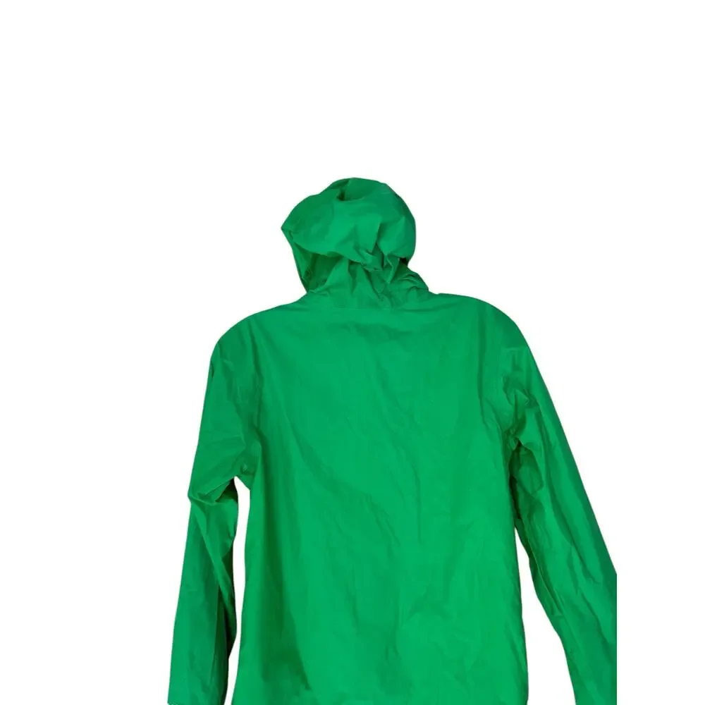 The North Face Girl's Green Basic Nylon Outdoor Hooded Zip Up Jacket Size‎ 14/16